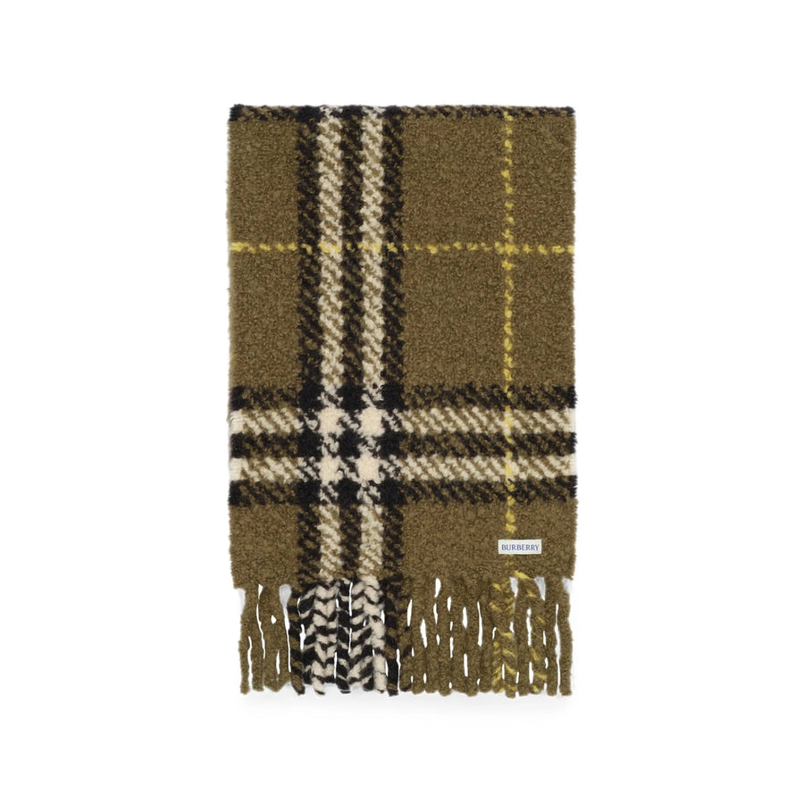 Alpaca Wool Scarf Green Scarfs