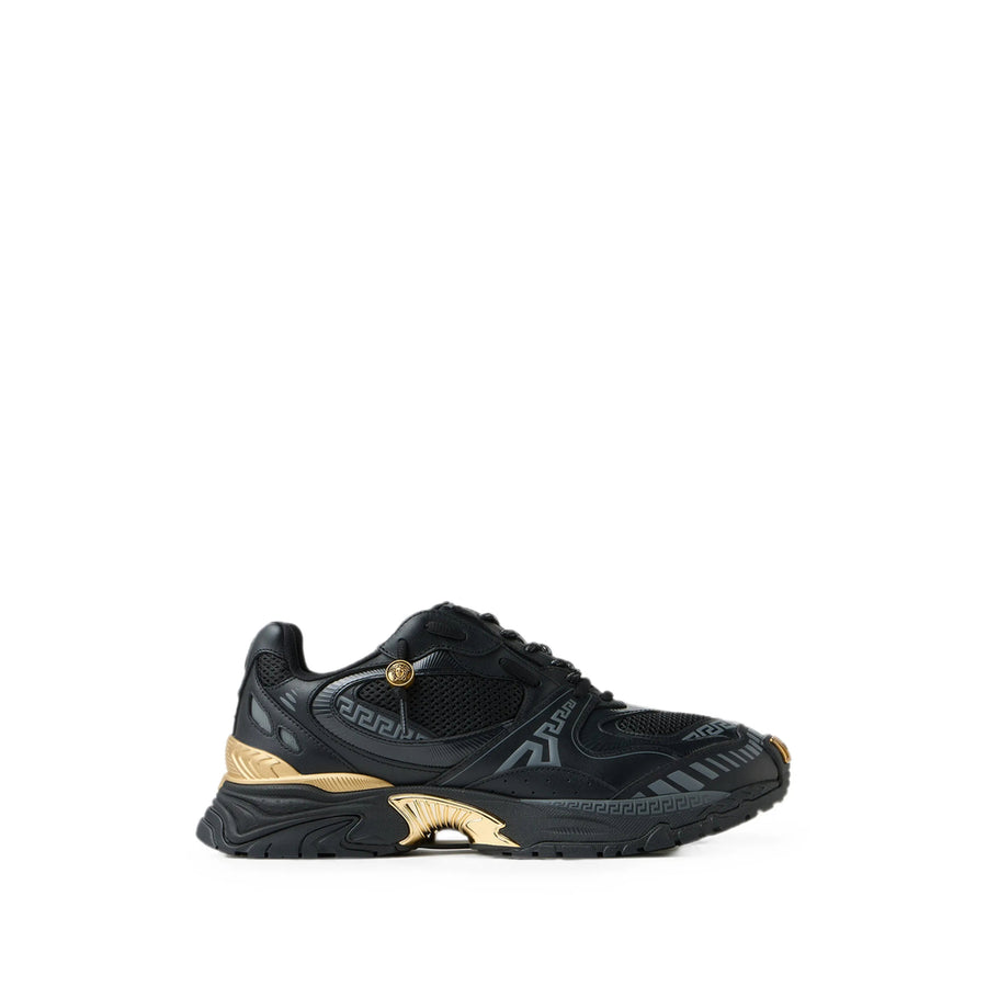 Leather Trainers Black Calf