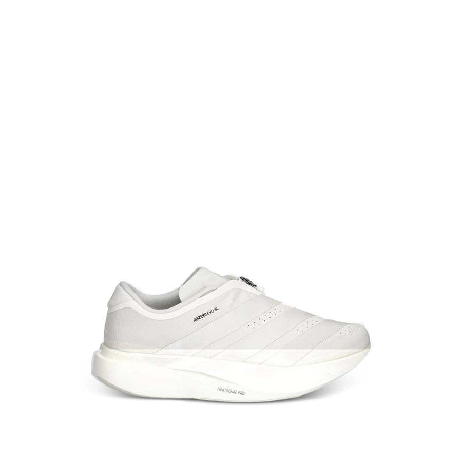 Sneakers With Zip-Fastening Tongue White Outer: Fabric Performance Trainers