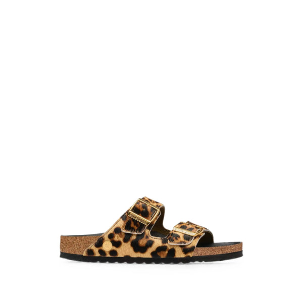 Arizona Sandals Leopard-Print Calf Hair Neutrals/brown