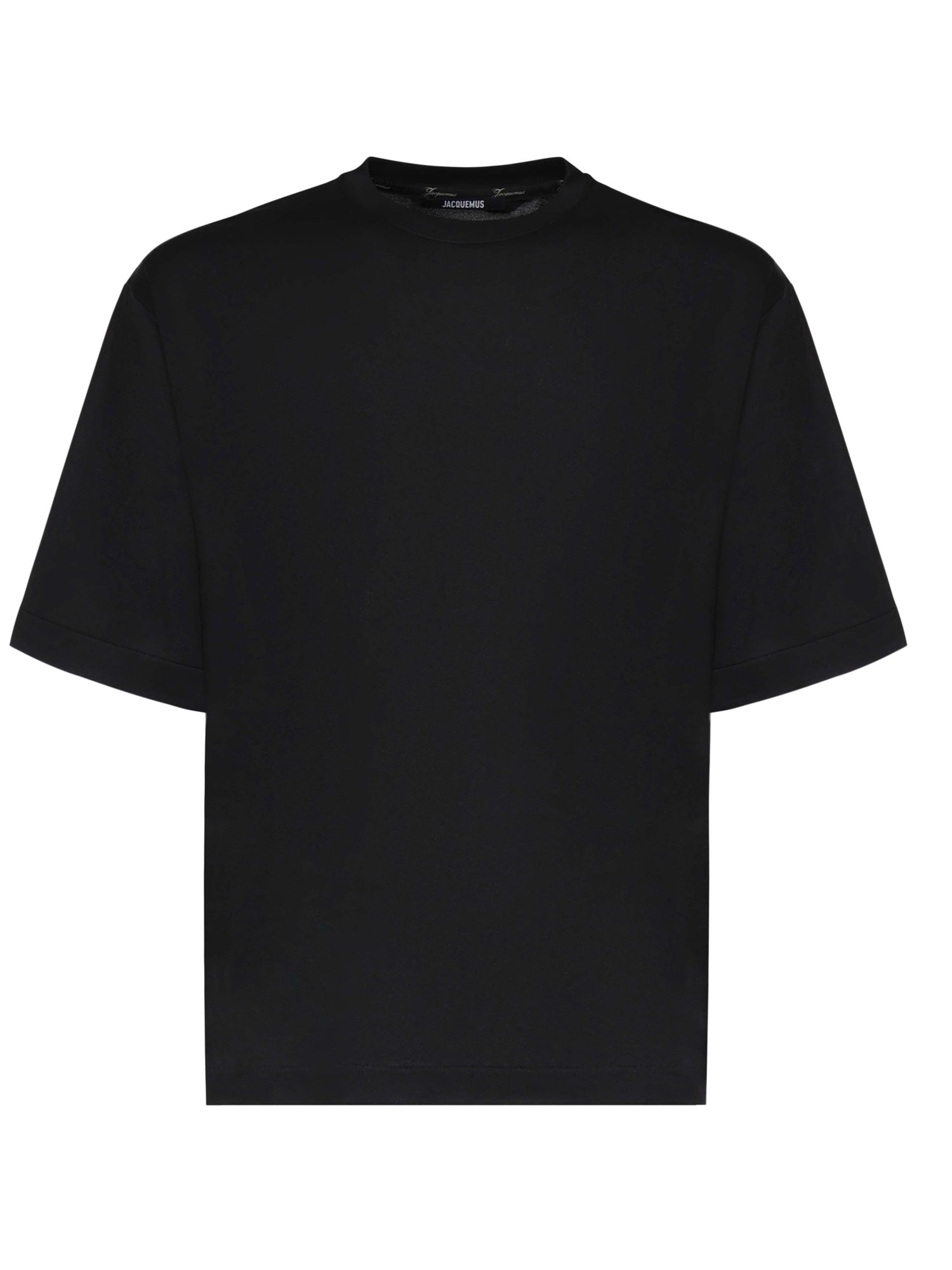 Jacquemus T-Shirts And Polos Black Paper Recycled Polyester