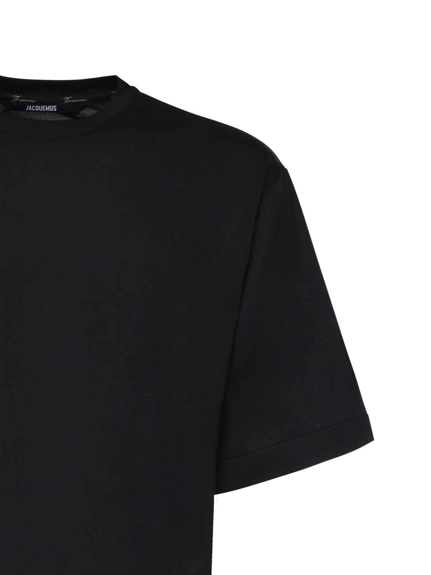 Jacquemus T-Shirts And Polos Black Paper Recycled Polyester