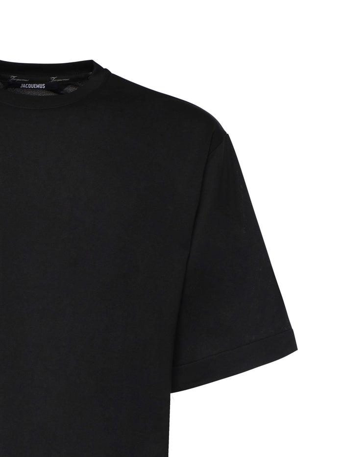 Jacquemus T-Shirts And Polos Black Paper Recycled Polyester