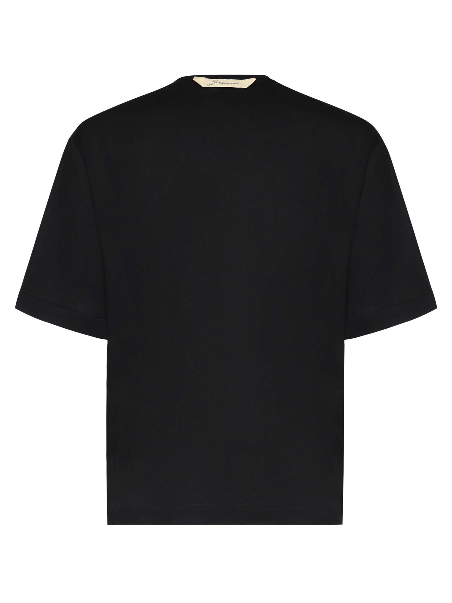 Jacquemus T-Shirts And Polos Black Paper Recycled Polyester