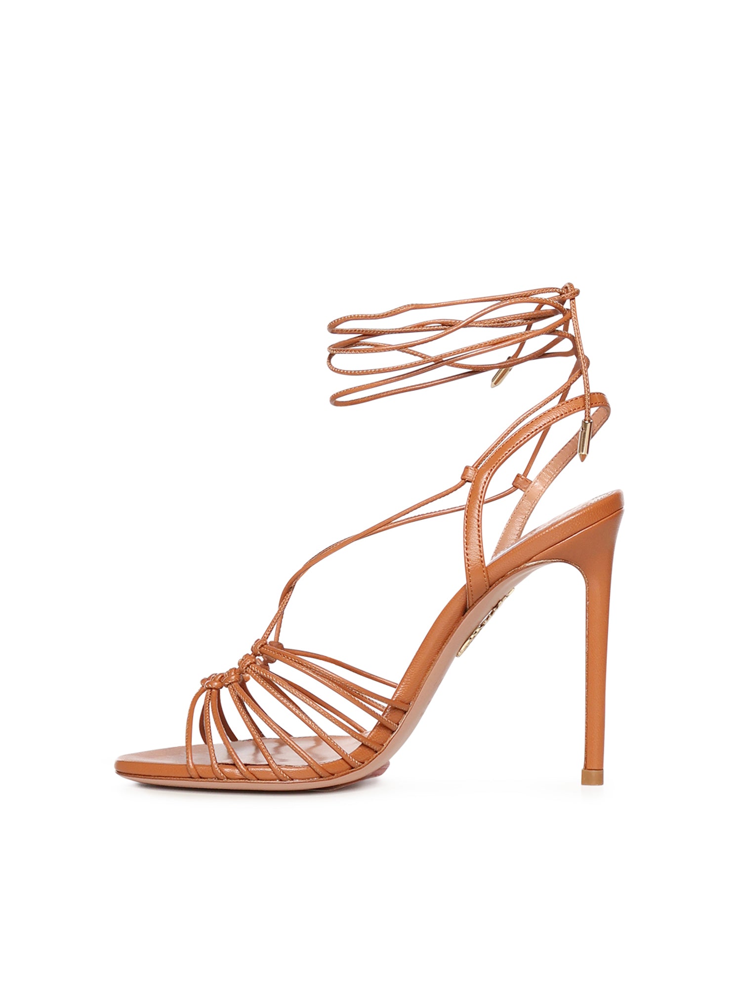 Aquazzura Sandals Tobacco Leather