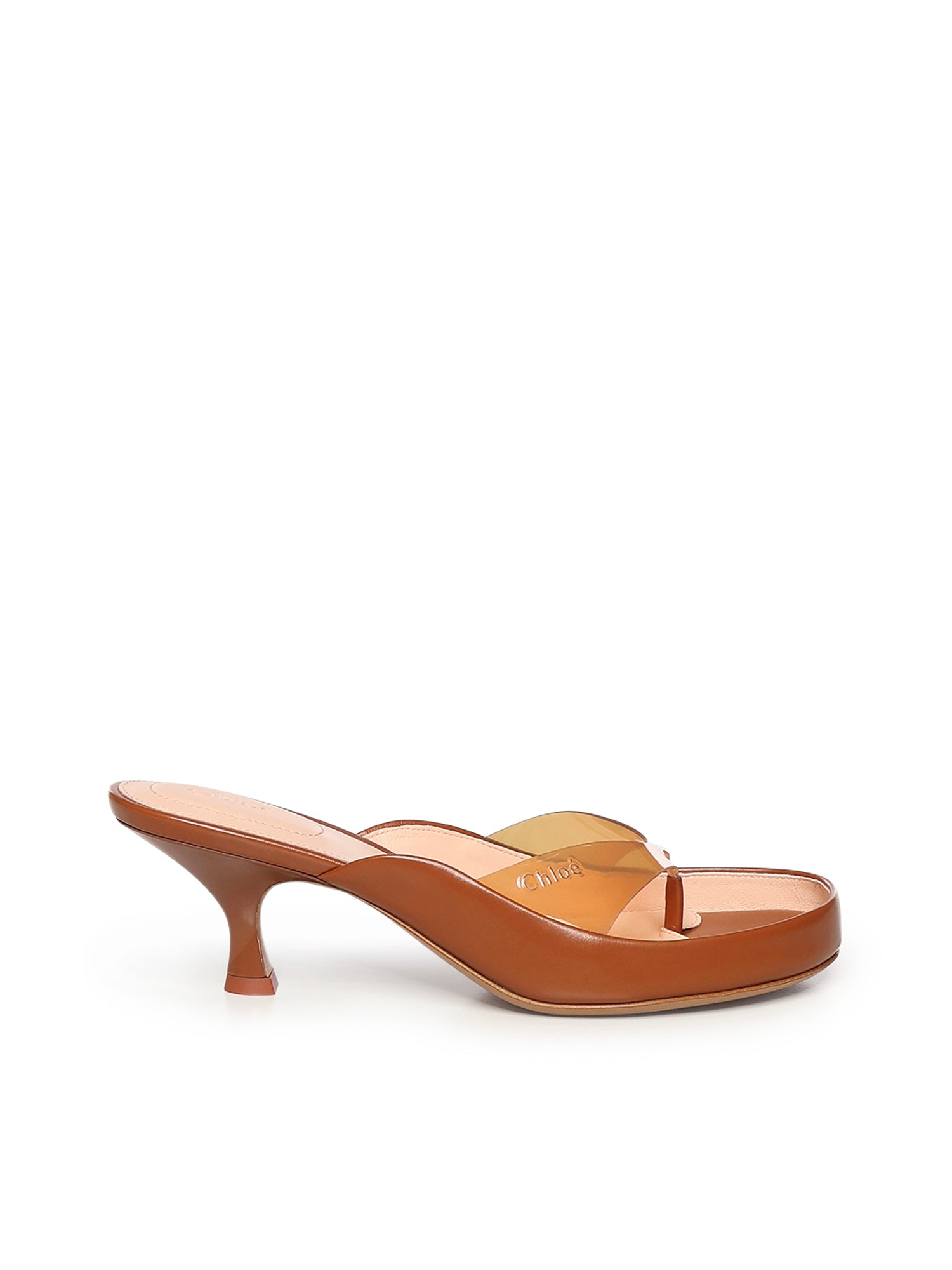 Chloè Sandals Terracotta Brown