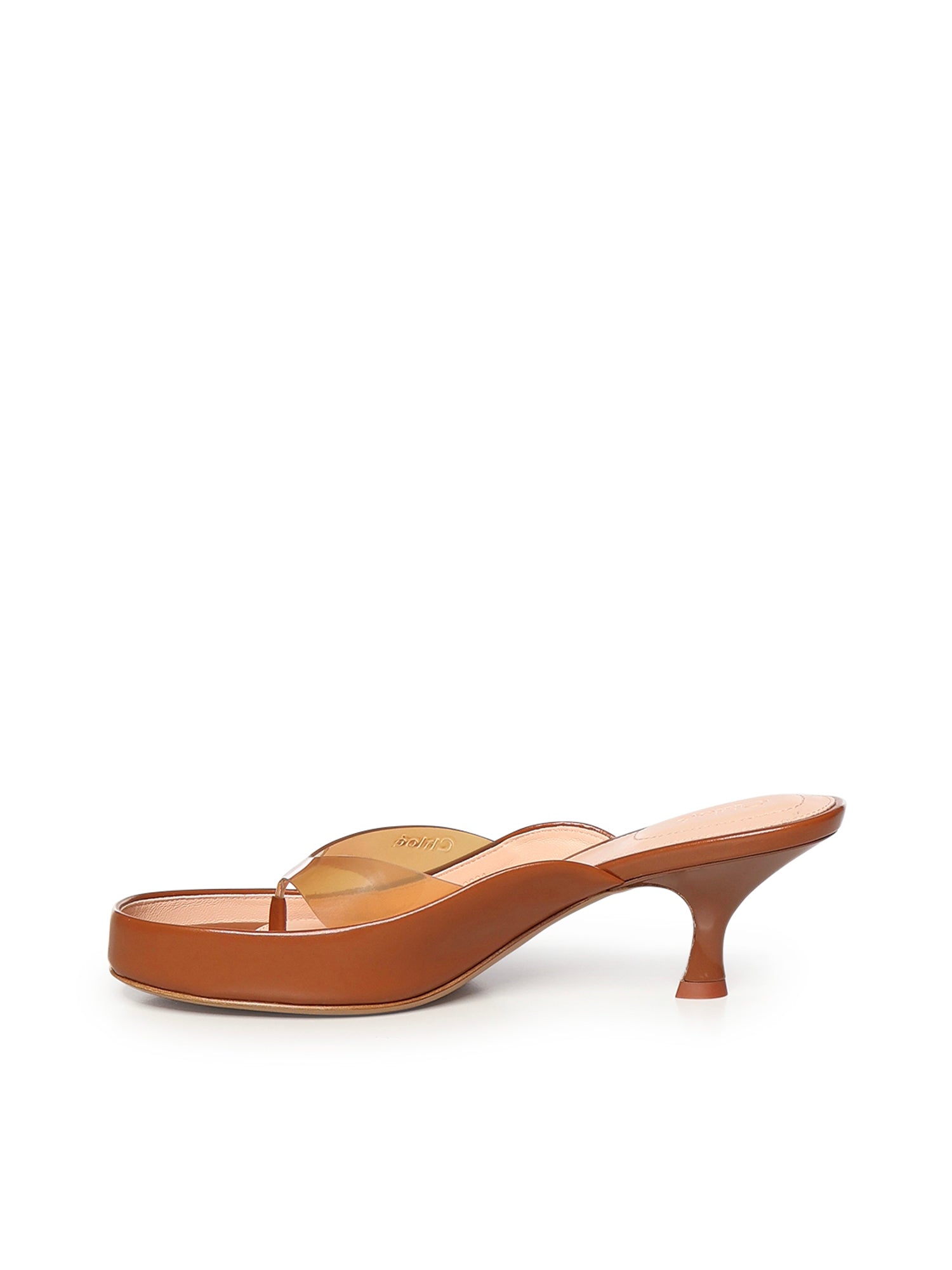 Chloè Sandals Terracotta Brown