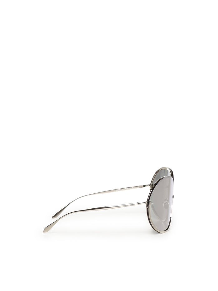 Alaia Sunglasses Silver Metal Fiber