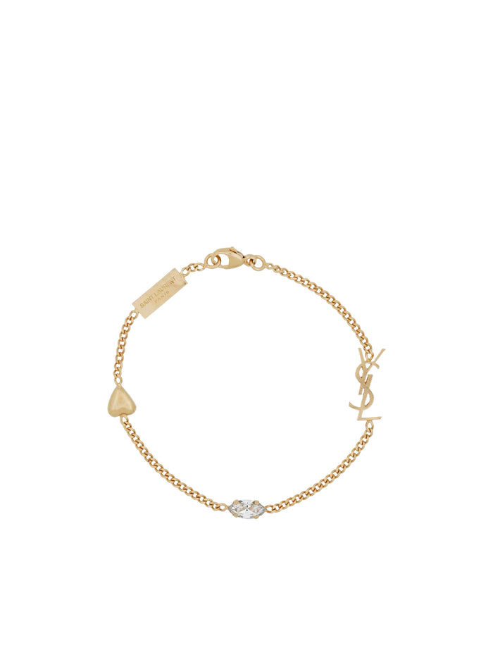 Saint Laurent Bijoux Brass/glass