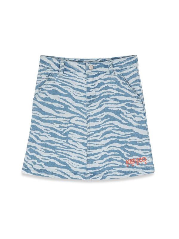 Skirt Baby Blue Cotton