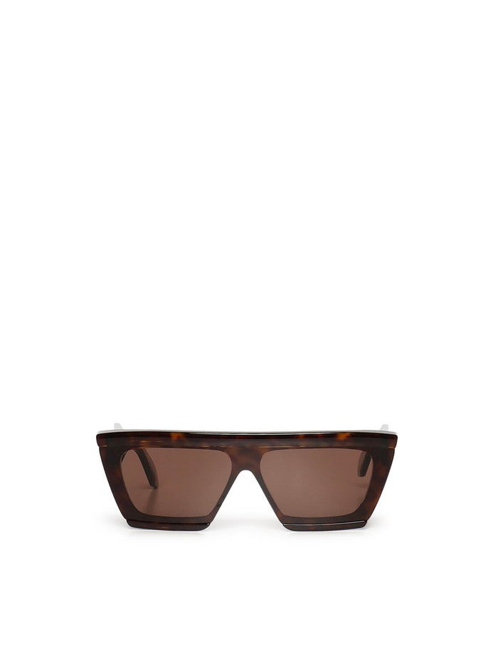 Alaia Sunglasses Brown Acetate