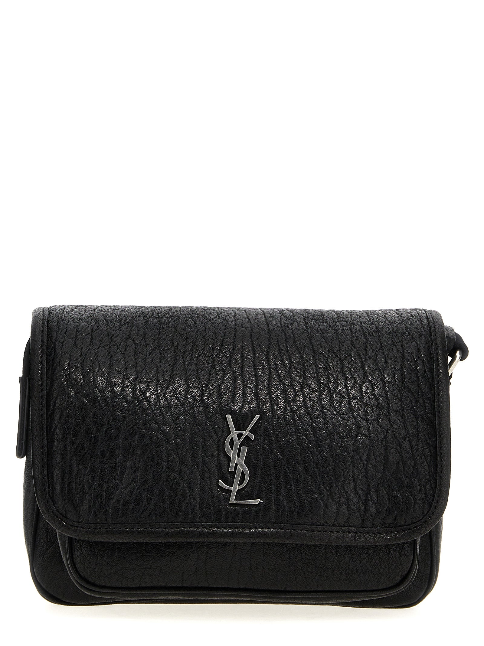 Messenger Small Niki crossbody bag Black Lamb Leather