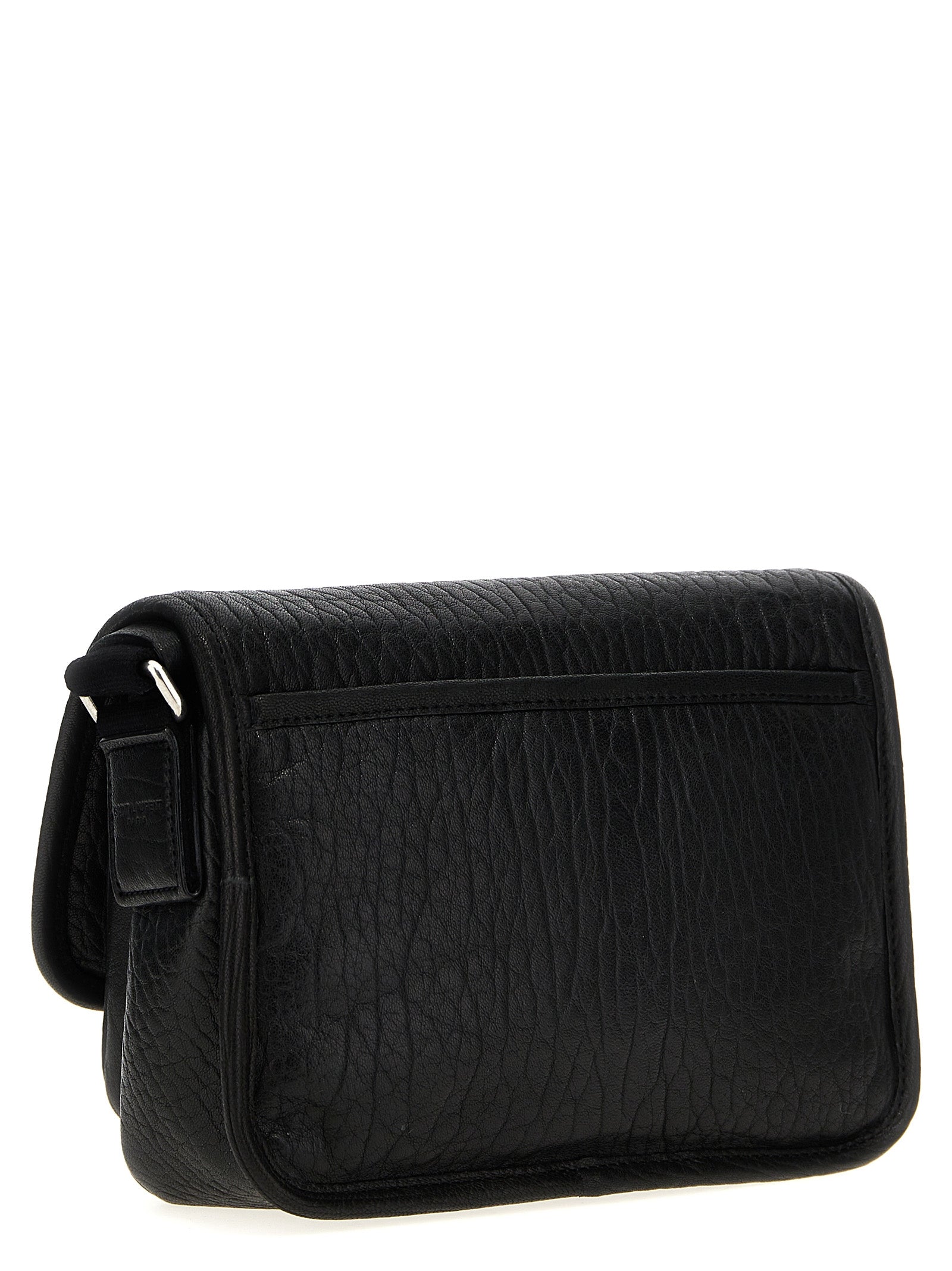 Messenger Small Niki crossbody bag Black Lamb Leather