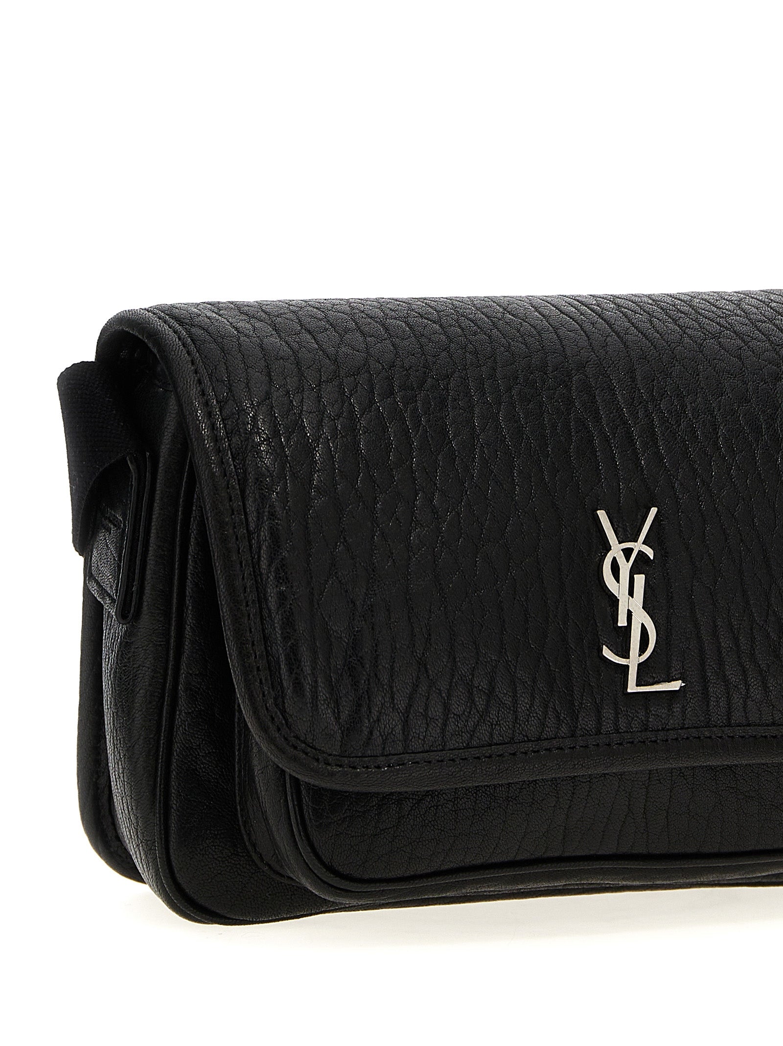 Messenger Small Niki crossbody bag Black Lamb Leather