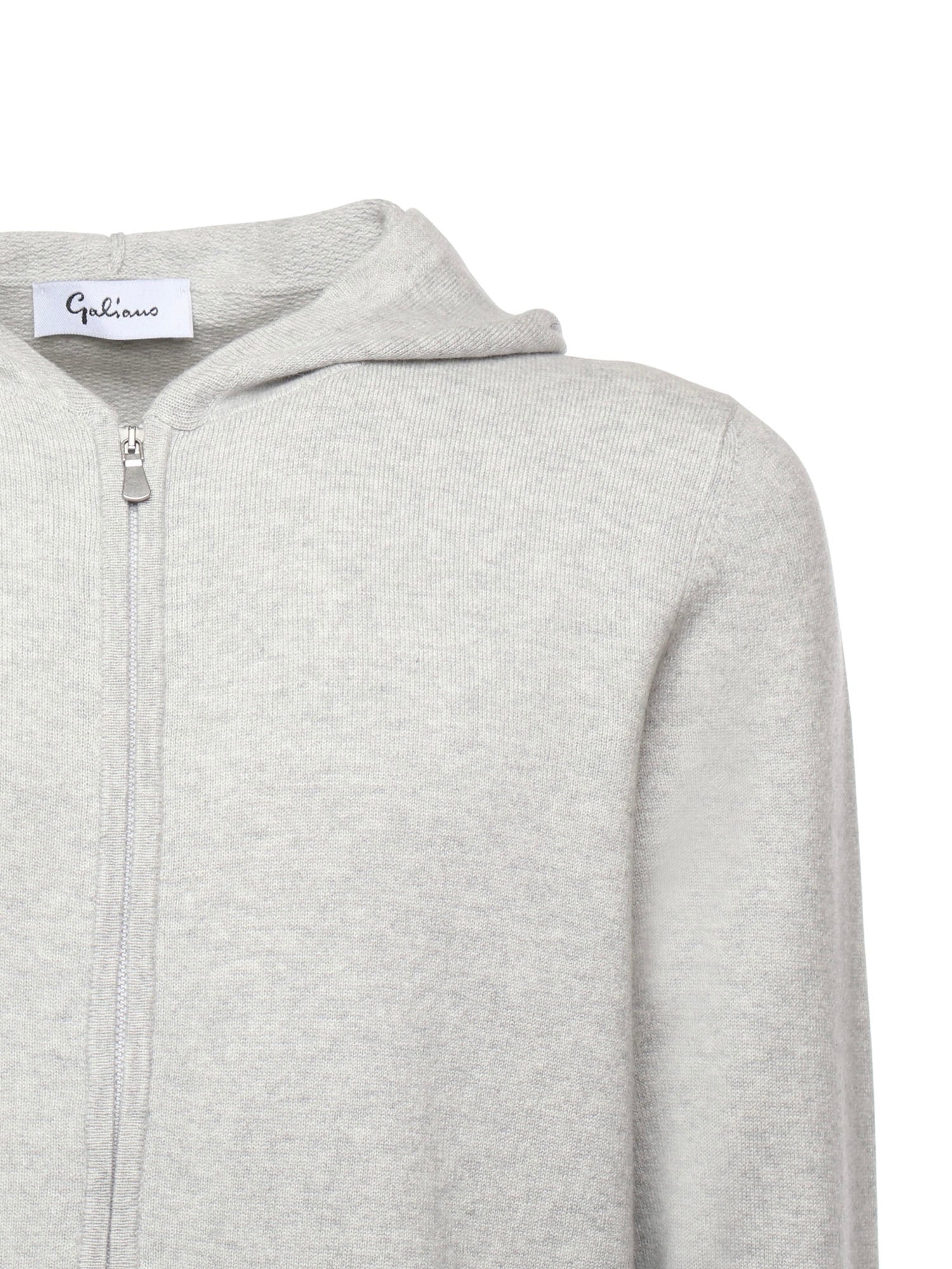 Galiano Sweaters Light Grey Virgin Wool Viscose Cashmere