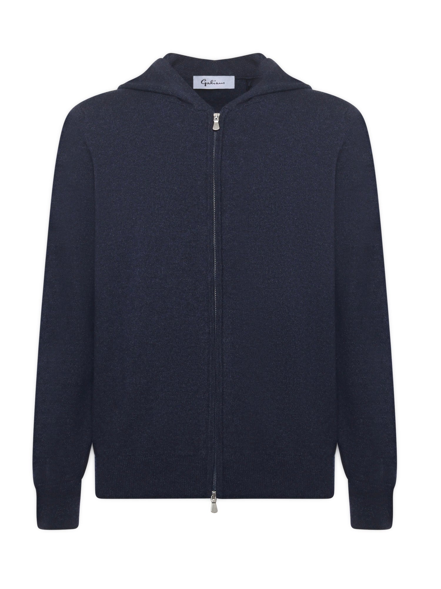 Galiano Sweaters Navy Blue Virgin Wool Viscose Cashmere