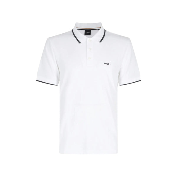 Cotton Piqué Polo Shirt White