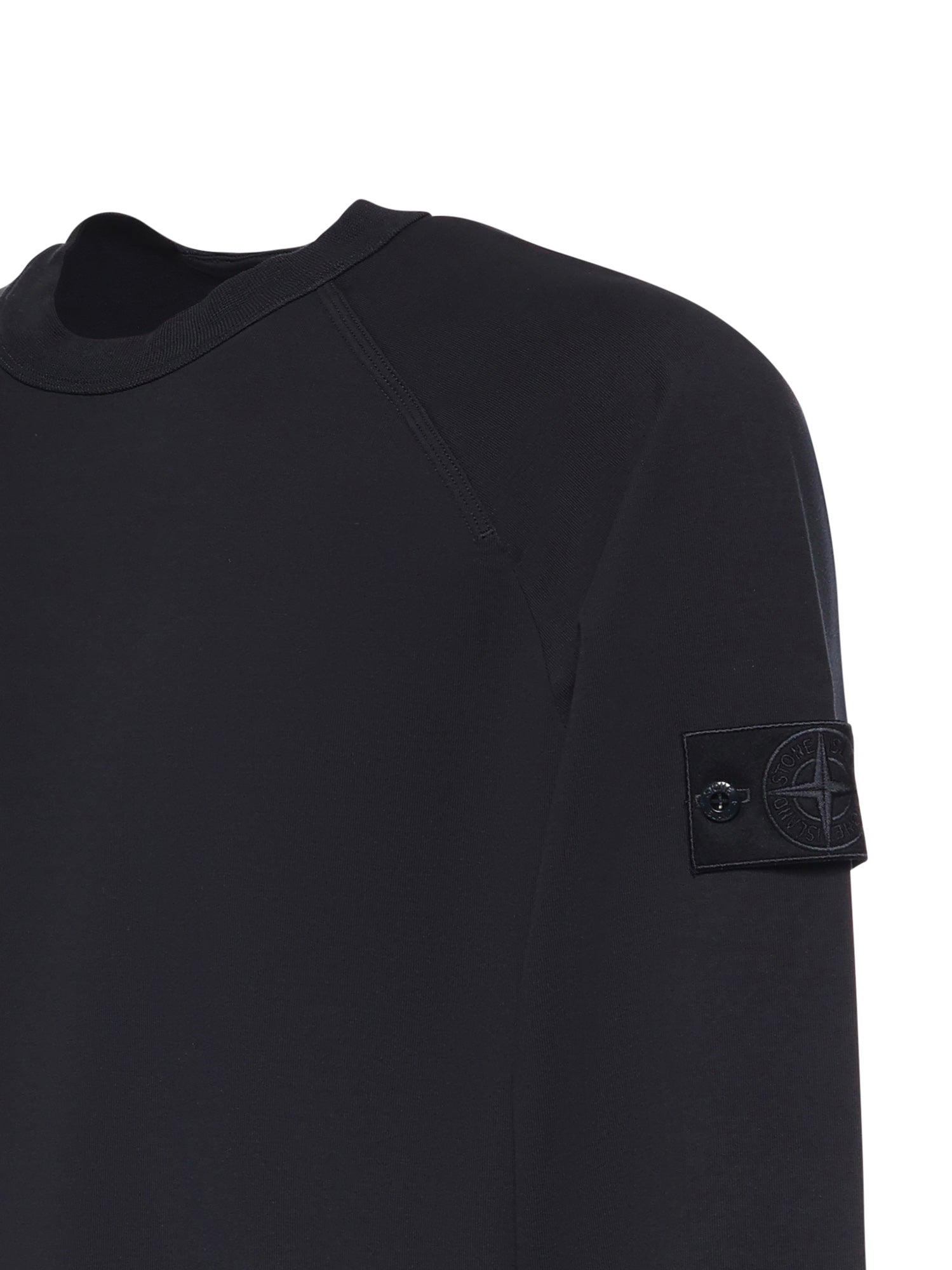Stone Island Sweaters Blue Elastan + Cotone