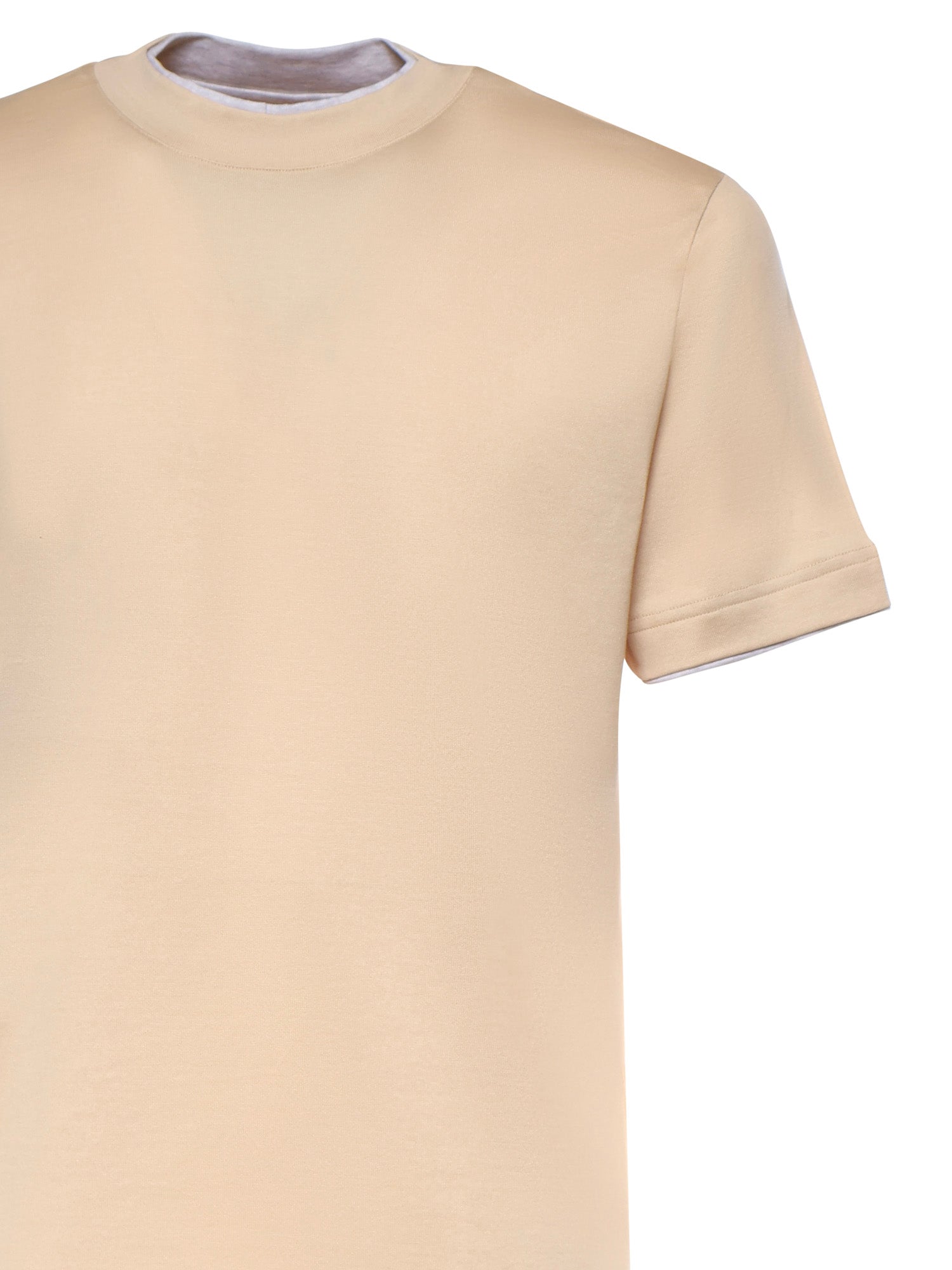 Eleventy T-Shirts And Polos Coriander, Light Grey Cotton