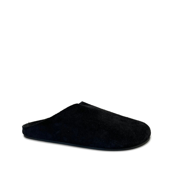 Slip-On Leather Shoes Black Calfskin