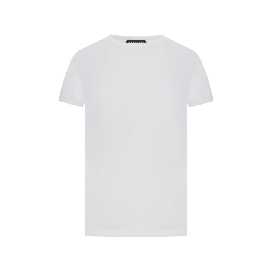 Cotton T-Shirt White Top