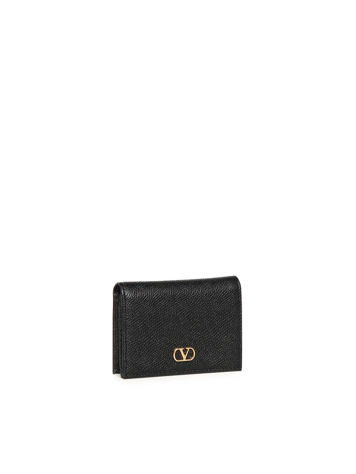 Valentino Garavani Wallets Black Calfskin