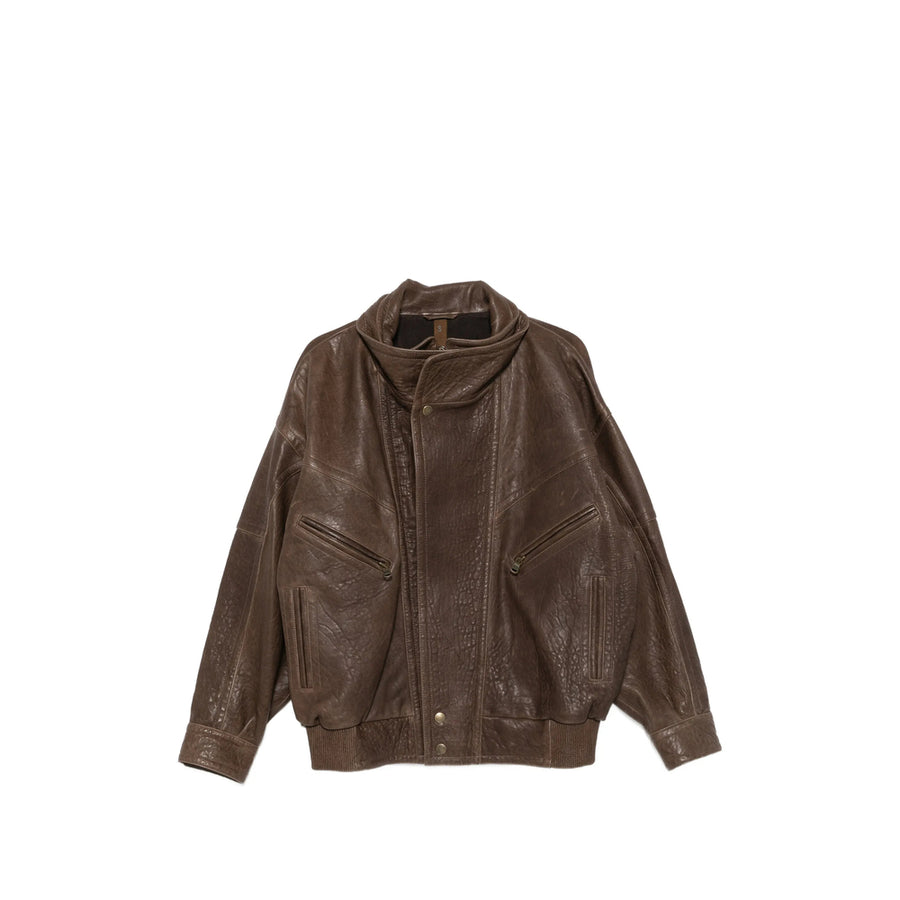 Leather Jacket Umber Brown