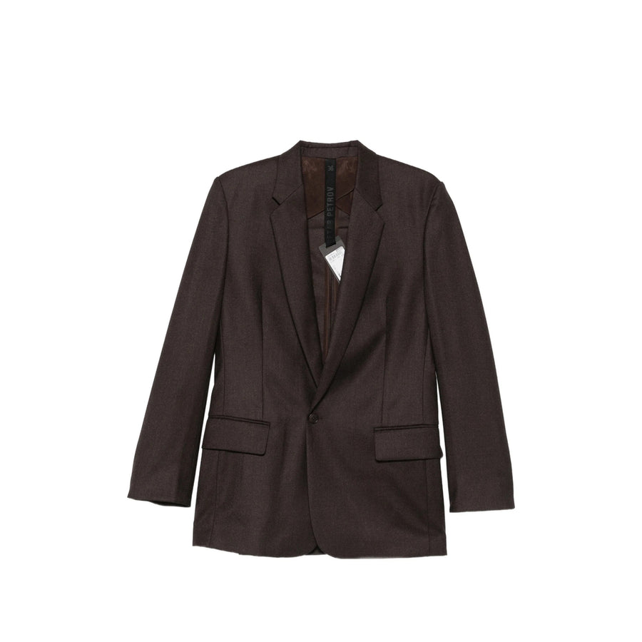 Tailored Jacket Brown Wool