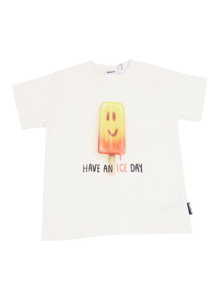 Riley T-Shirts Short Sleeves White Cotton Organic Long T-shirt