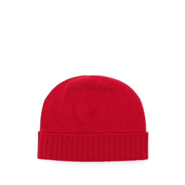 Cashmere Knit Hat Red