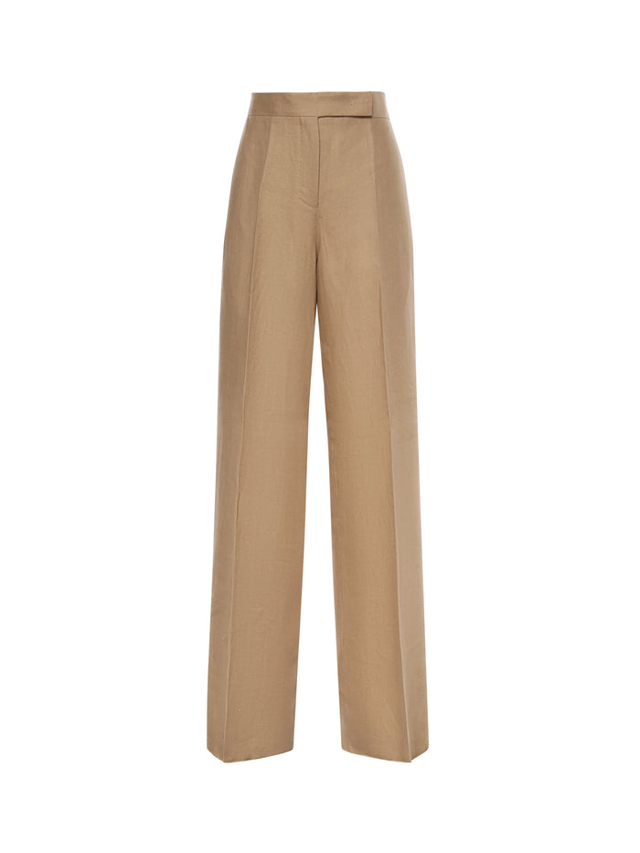 Max Mara Rtw Camel Esterno Lino