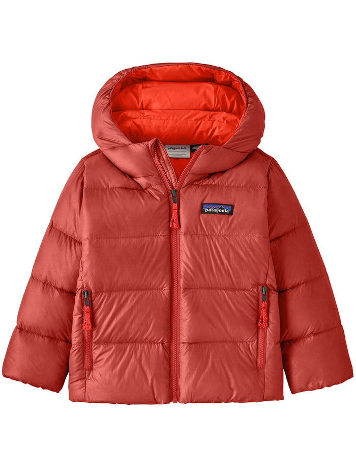 Hi-Loft Down Sweater Hoody Red Piumino