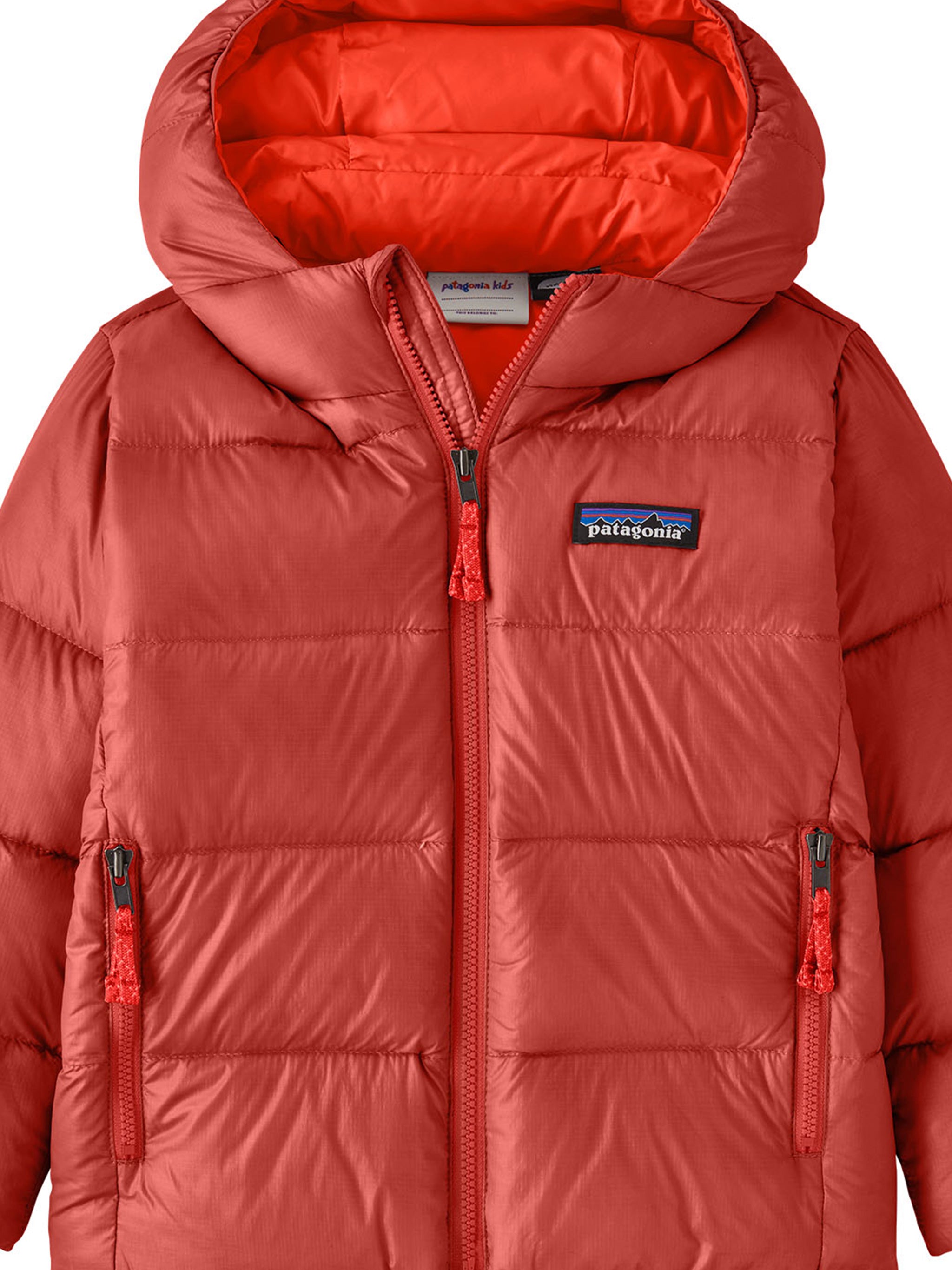 Hi-Loft Down Sweater Hoody Red Piumino