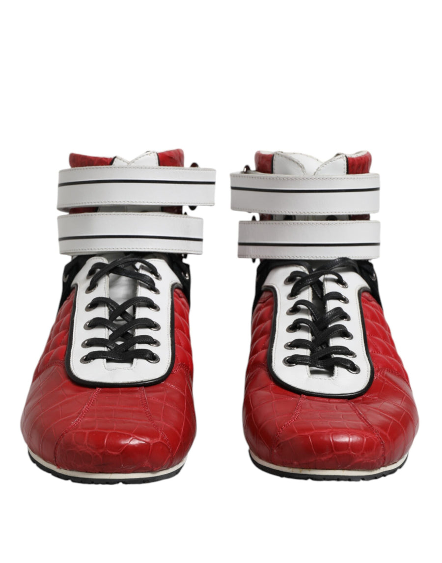 Dolce & Gabbana Leather sneaker in red