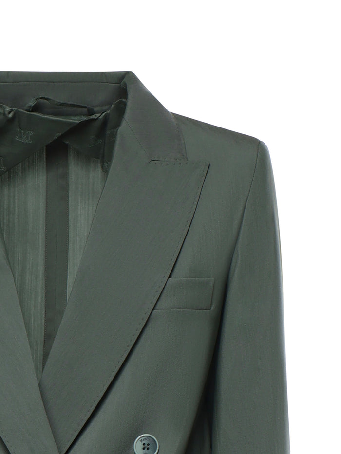 Max Mara Jackets Dark Green Lana Vergine Ovis Aries