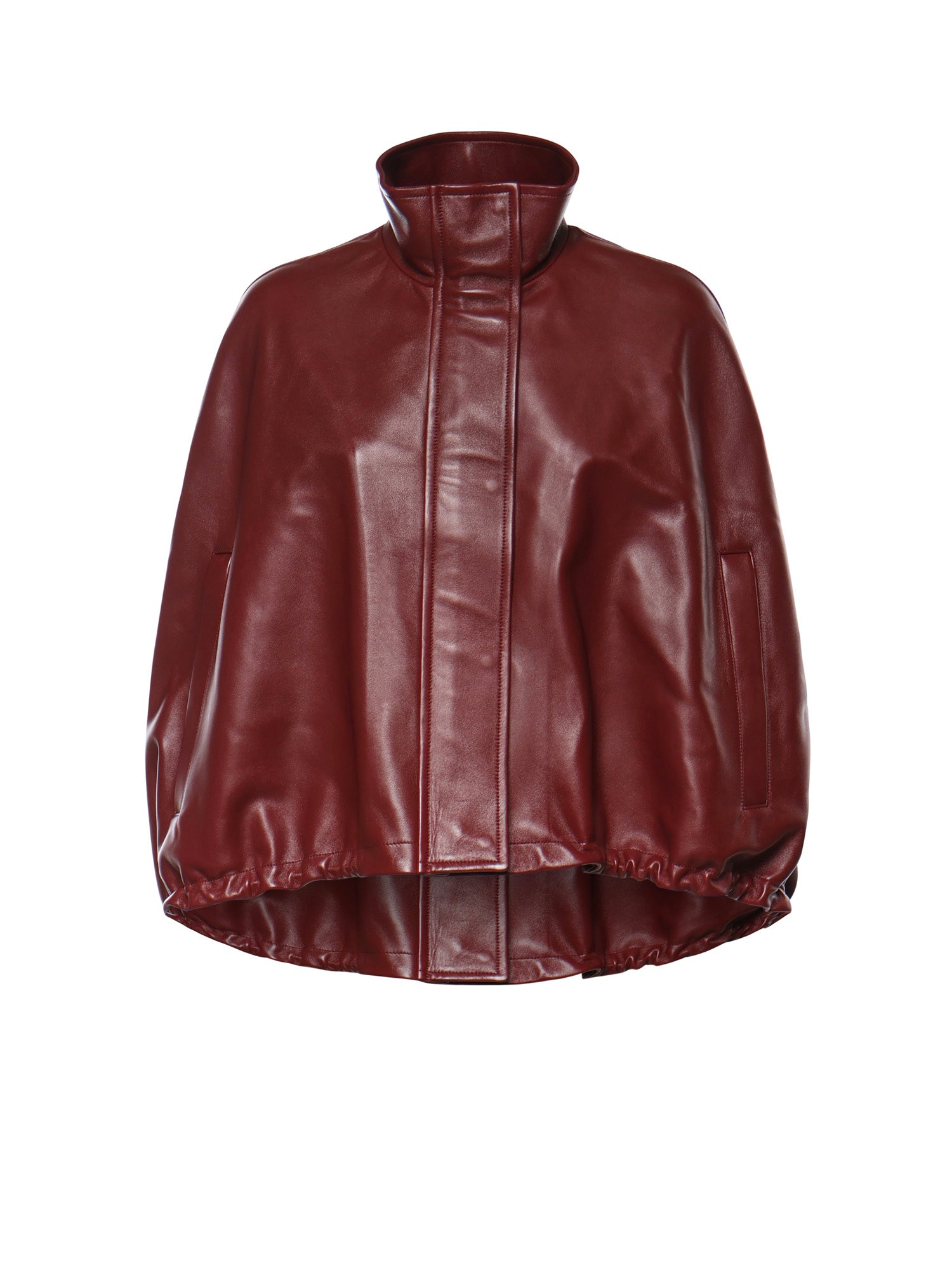 Balenciaga Jackets Burgundy P Domesticated Lamb Le