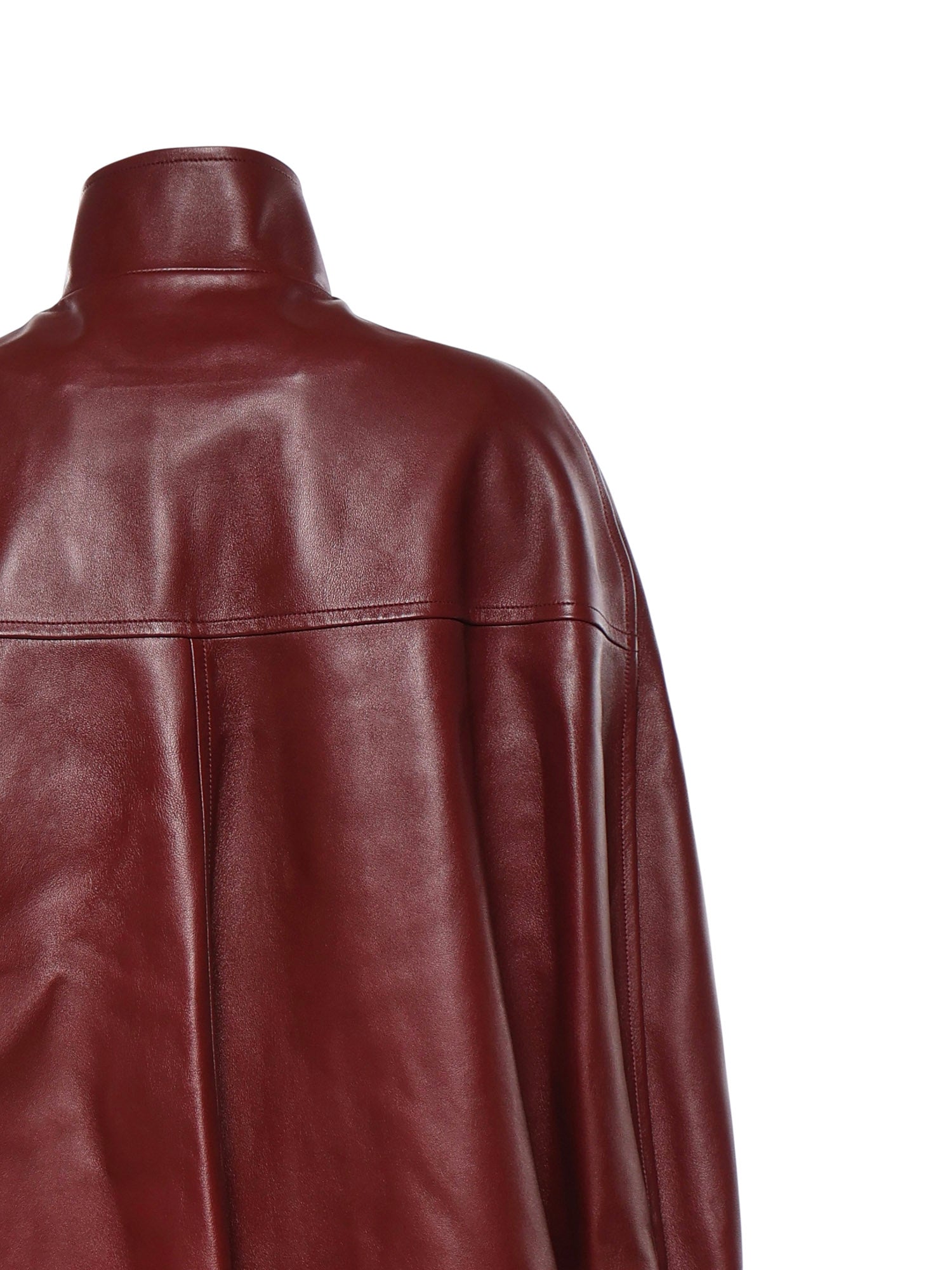 Balenciaga Jackets Burgundy P Domesticated Lamb Le