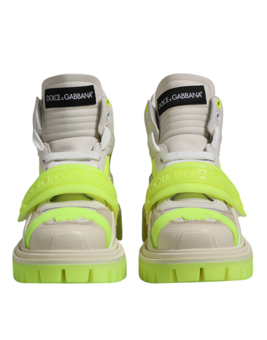Dolce & Gabbana 95% Calf Leather sneaker in white