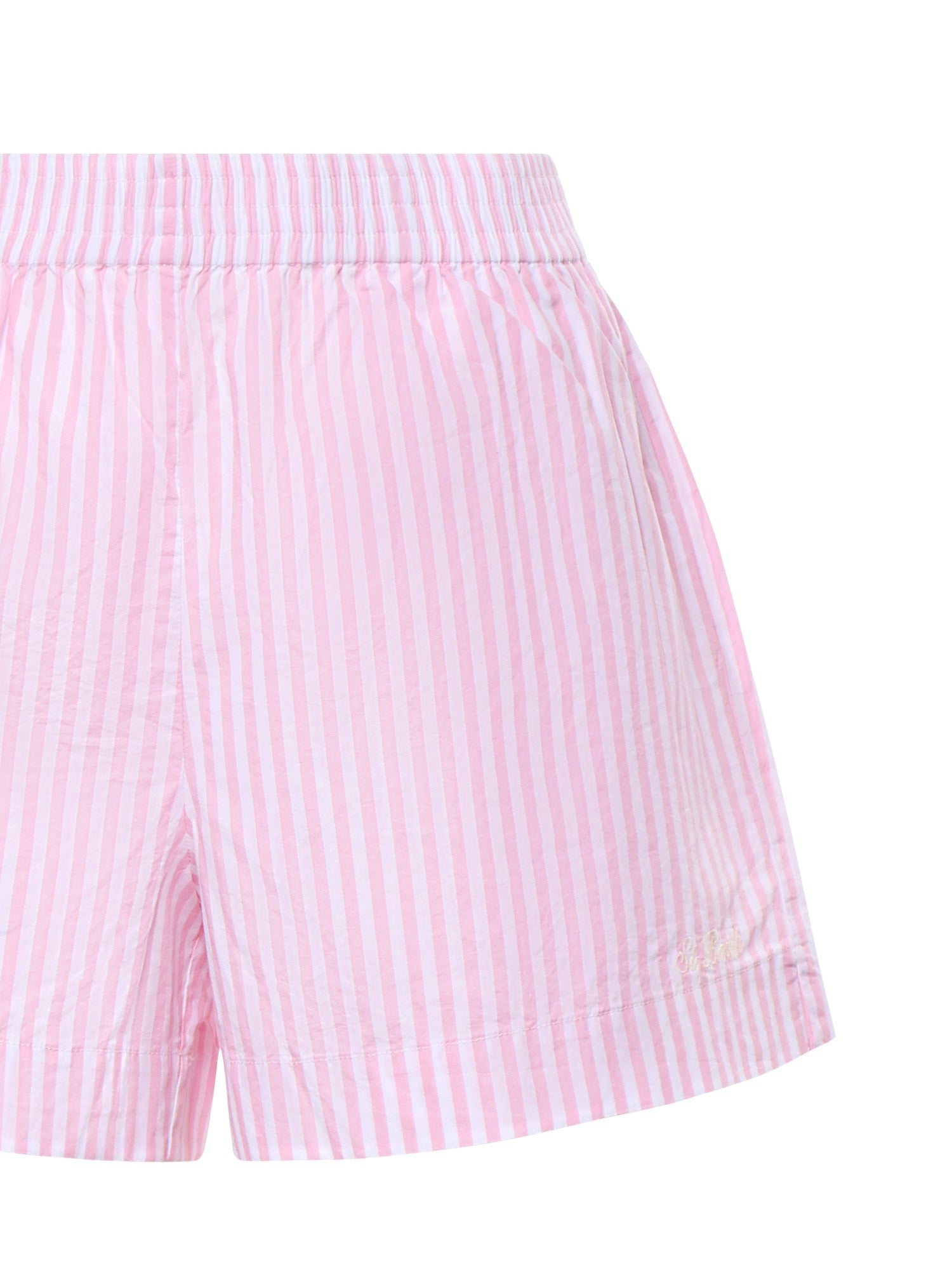 Mc2 Saint Barth Shorts Pink/white