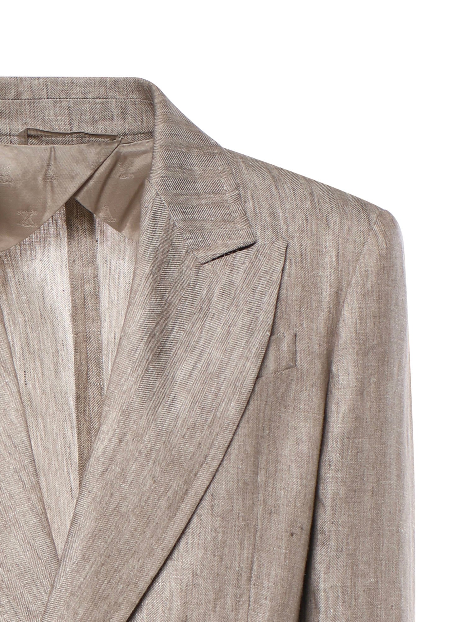 Max Mara Jackets Beige Lino