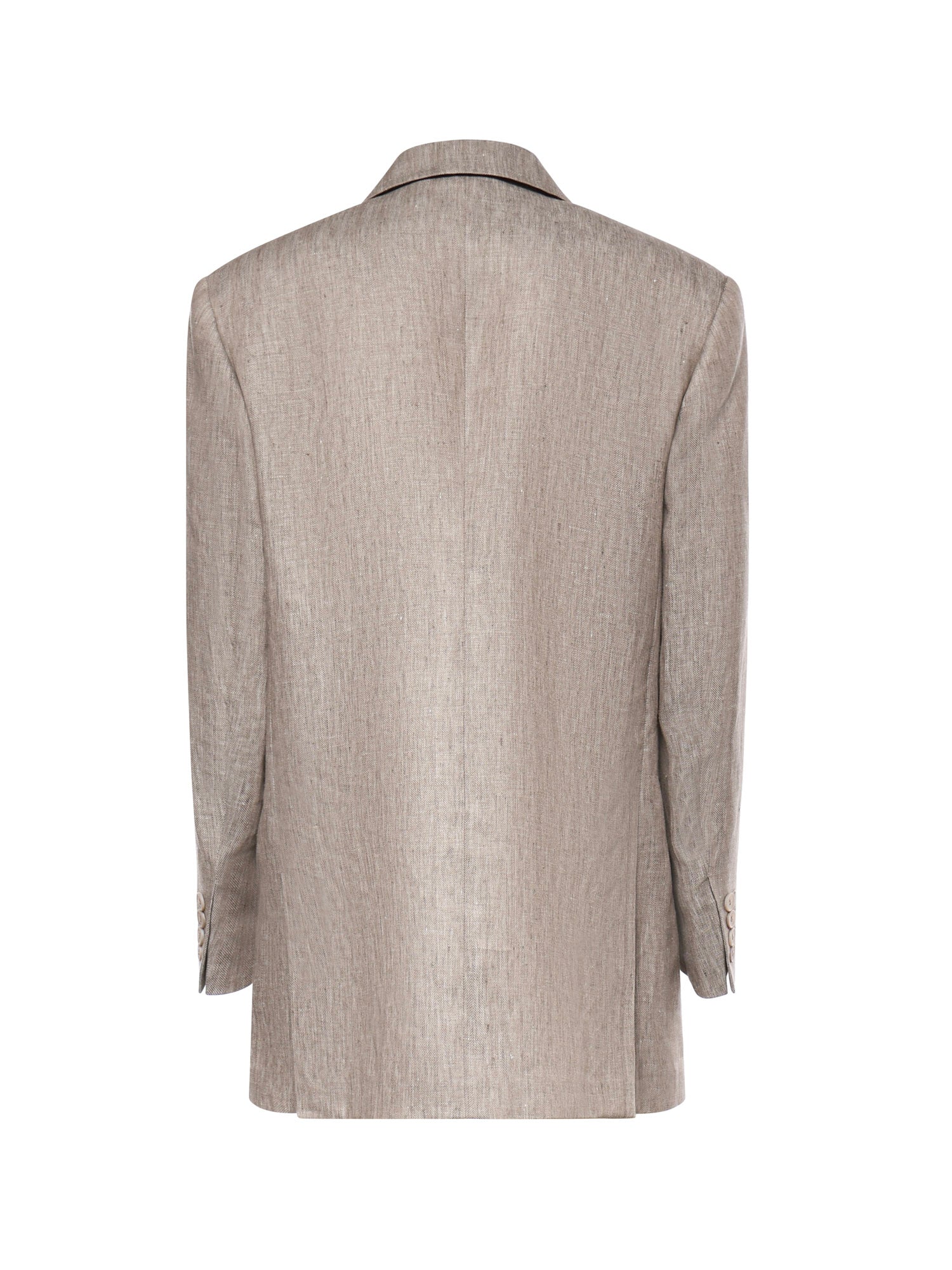 Max Mara Jackets Beige Lino