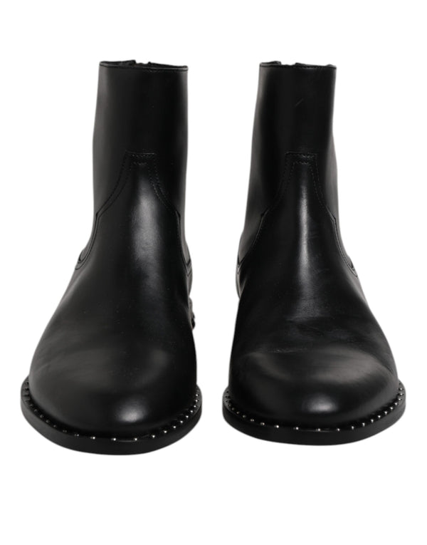 Dolce & Gabbana 100% Calf Leather boot in black