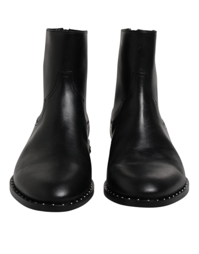 Dolce & Gabbana 100% Calf Leather boot in black