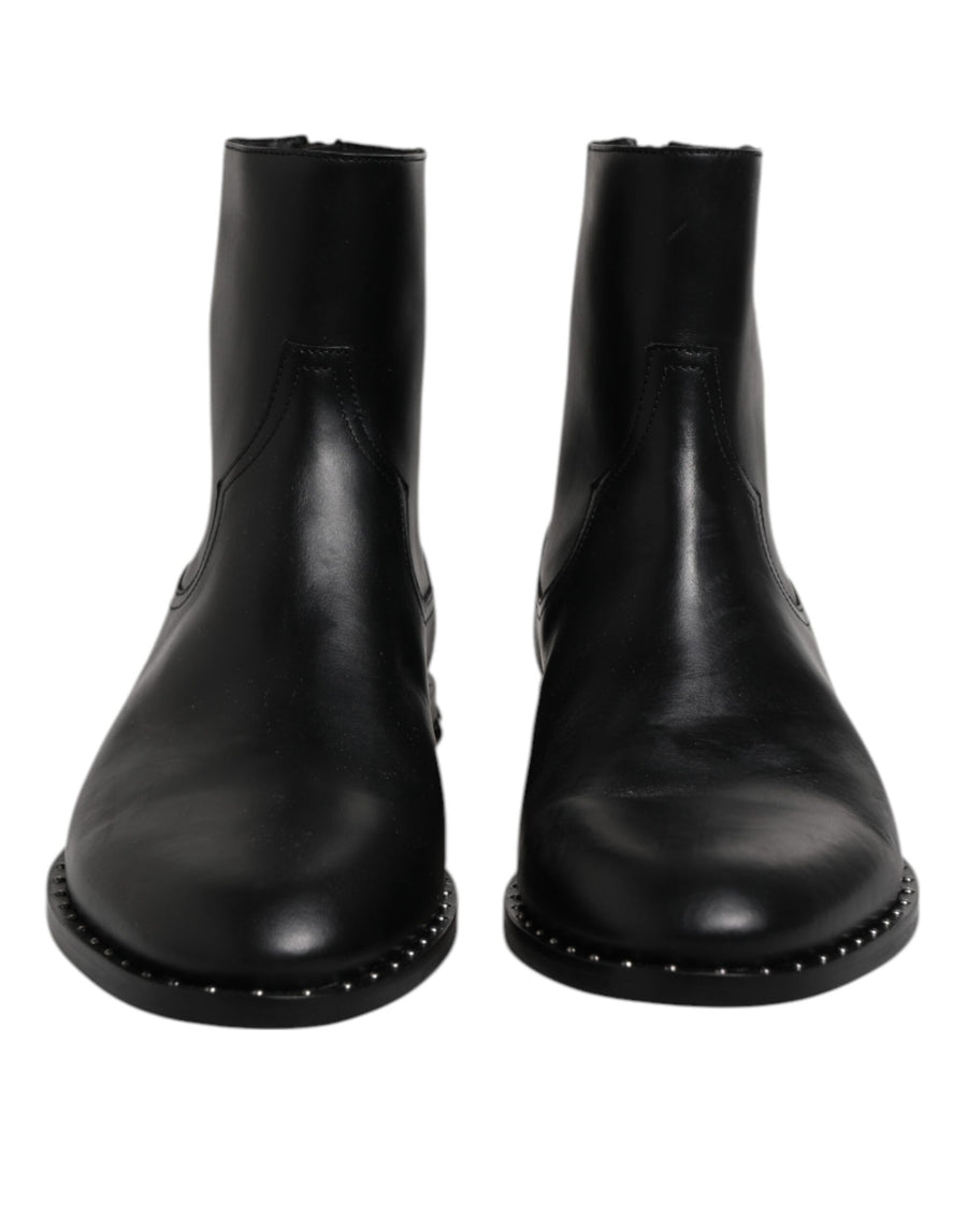 Dolce & Gabbana 100% Calf Leather boot in black