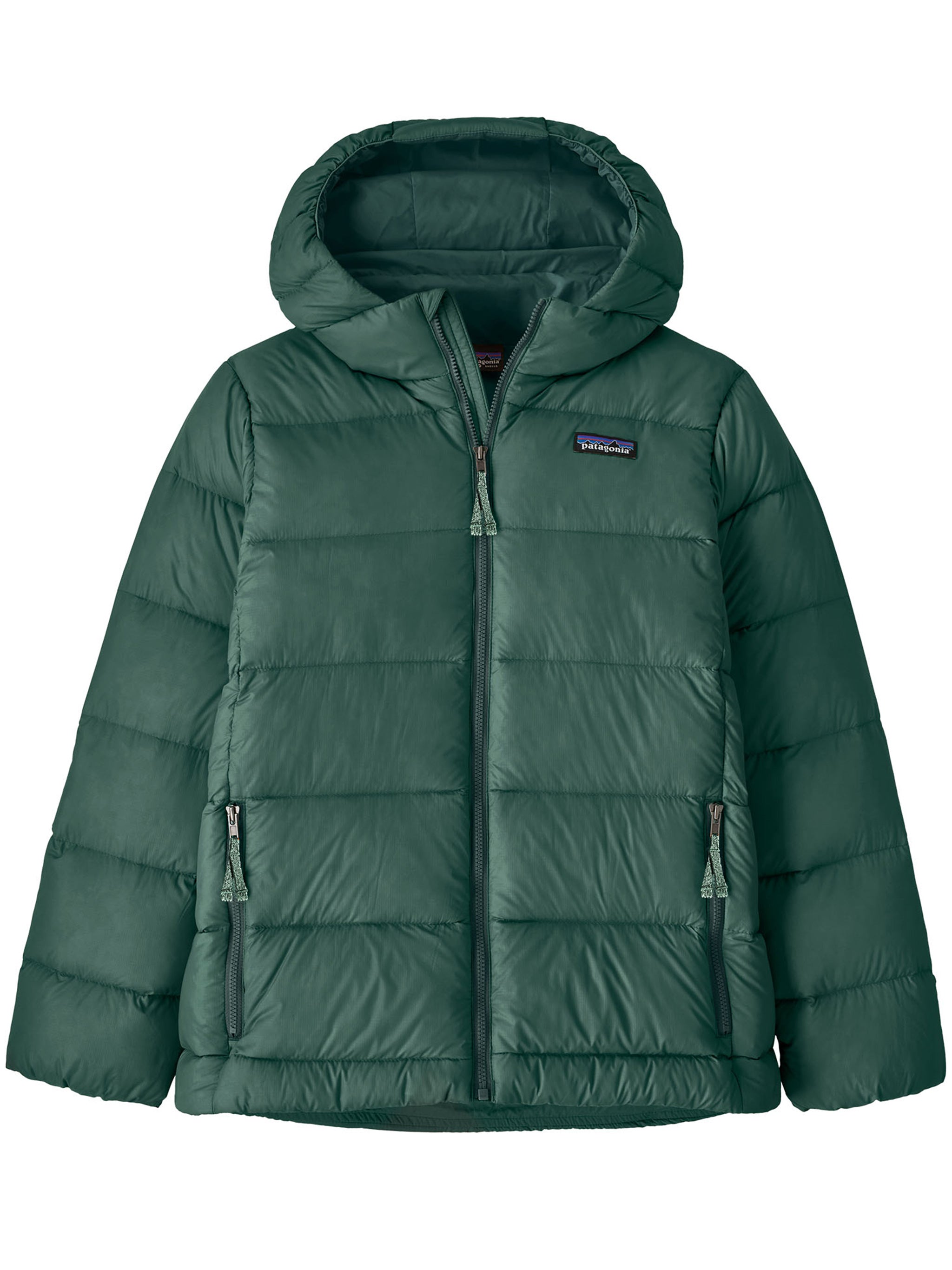 Hi-loft Down Sweater Hoody Green Piumino