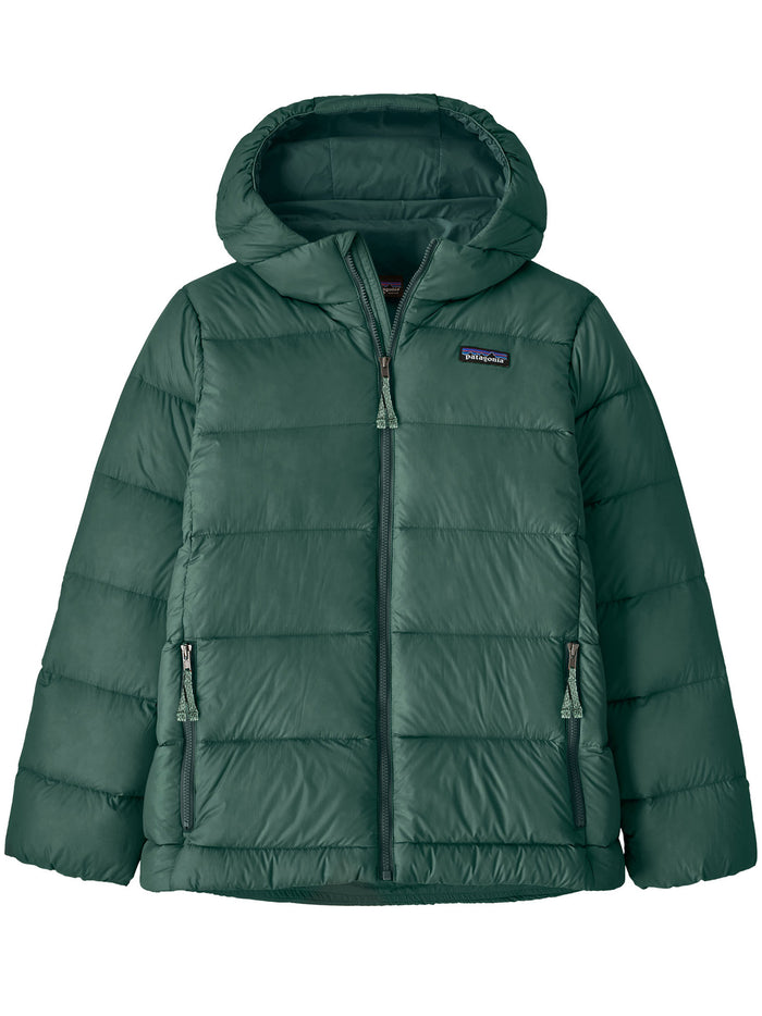 Hi-loft Down Sweater Hoody Green Piumino