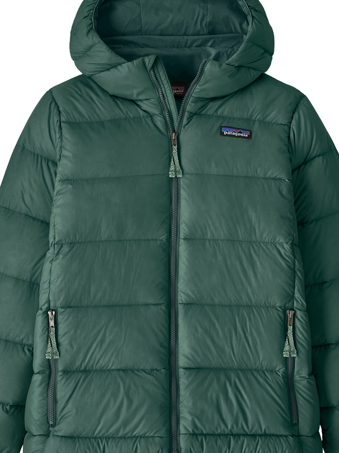 Hi-loft Down Sweater Hoody Green Piumino