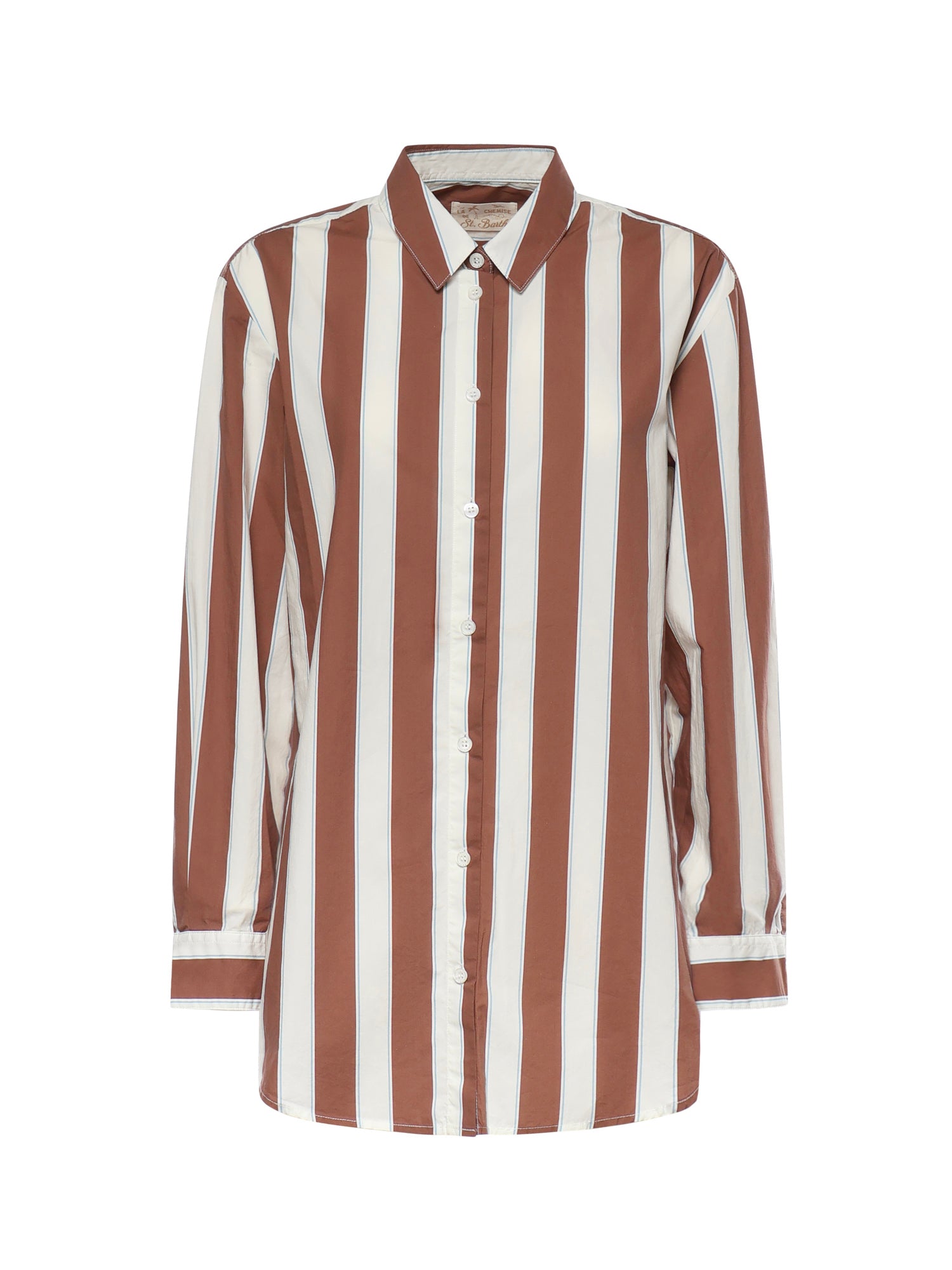 Mc2 Saint Barth Shirts White/brown
