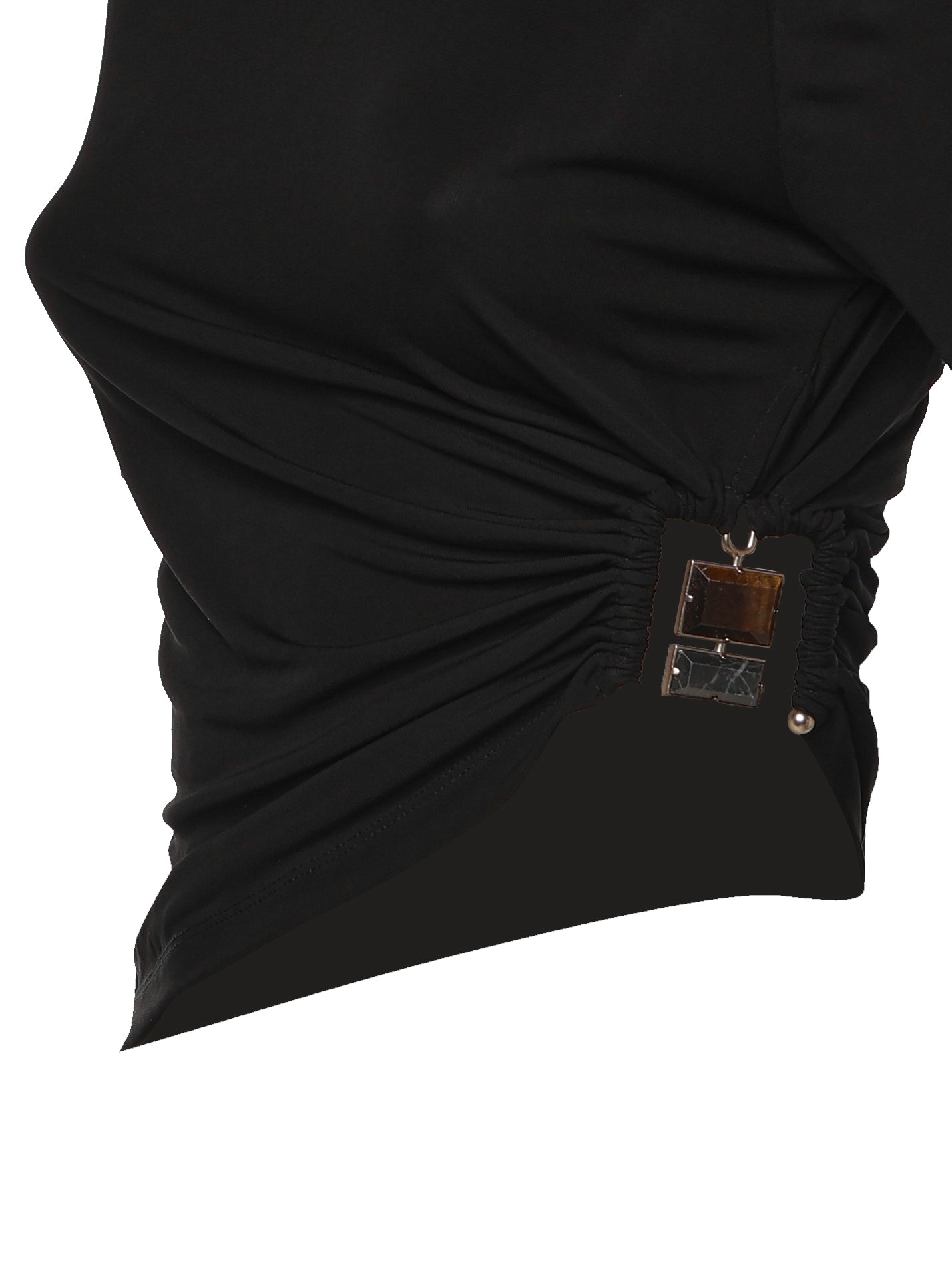 Christopher Esber T-Shirts And Polos Black Viscose
