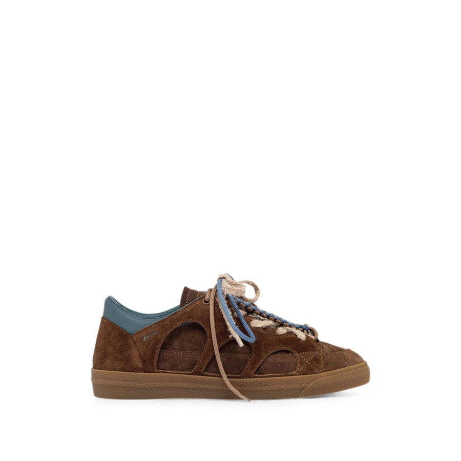 Suede Sneakers Brown Calf Trainers